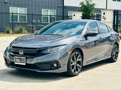 Grey 2020 Honda Civic Sedan Sport